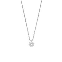 Halskette mit funkelndem Kristall-Anhänger, silber glänzend - BERING Modell: 465-150-450