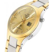 Damen Funkuhr Lady Line Bicolor Gold Gehäuse Gold...