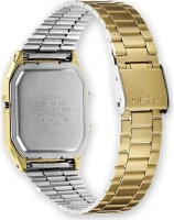 Casio Vintage Herrenuhr AQ-230GA-5AMQYES Gold Braun Analog-Digital Edelstahl