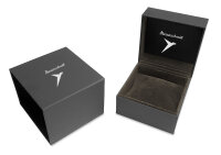 Herrenuhr, Automatik-Fliegeruhr aus Edelstahl - Schwarzes Zifferblatt - Messerschmitt Modell: BF108-90M