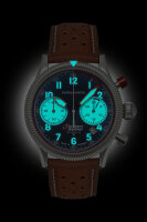 Herrenuhr, Automatik aus Edelstahl - Blaues Zifferblatt -...