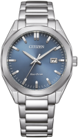 Herrenuhr, Solaruhr aus Edelstahl- Blau - Citizen Modell:...