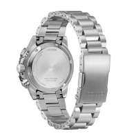 Herrenuhr, Eco-Drive Edelstahl Chronograph - Schwarz - Citizen Modell: CA4664-60E