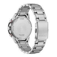 Herrenuhr, Solaruhr aus Edelstahl - Schwarzes Zifferblatt - Citizen Modell: CA4714-55E