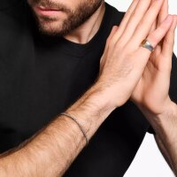 Venezia-Armband Silber geschwärzt