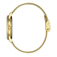 Damenuhr aus Edelstahl mit weißem Zifferblatt -...