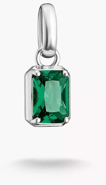 Charm-Anhänger Geburtsstein Mai Connect Silber