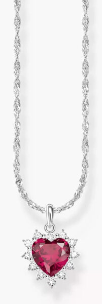 Kette mit Herz-Anhänger Romance Silber