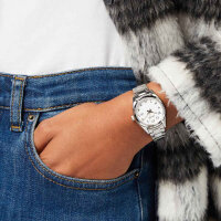 Damenuhr mit weißem Zifferblatt - Seiko Modell: SUR465P1