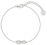 Damen-Armband, Infinity-Motiv aus 925er Silber - s.Oliver Modell: SOJ-0294-B-20