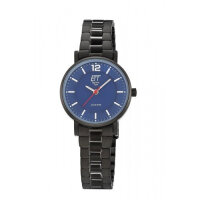 Schicke Solar Damenuhr mit blauem Zifferblatt - Modell:...