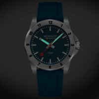 Numeri, Blaues Silicon, 42 mm