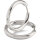 Damenohrringe, Titan, 23 mm, Silberfarben - Hersteller Boccia Modell: 05072-01