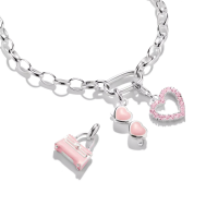 Charm-Anhänger Handtasche Connect Silber - Modell:...
