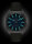 Herrenuhr mit Struktur-Zifferblatt in Blau - UMF Ruhla Modell: 1466-3
